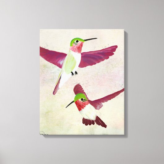 Leinwand Hummingbird Art (Vorderseite)