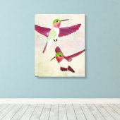 Leinwand Hummingbird Art (Insitu (Holzboden))