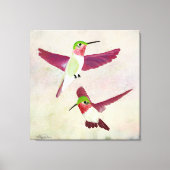 Leinwand Hummingbird Art (Vorderseite)