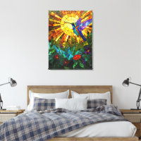 Leinwand Hummingbird Art