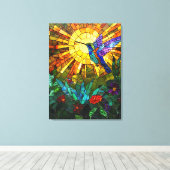 Leinwand Hummingbird Art (Insitu (Holzboden))