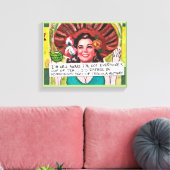 LEINWAND - ICH WEISS, DASS ICH NICHT JEDER TEE HAB (Insitu (Wohnzimmer))