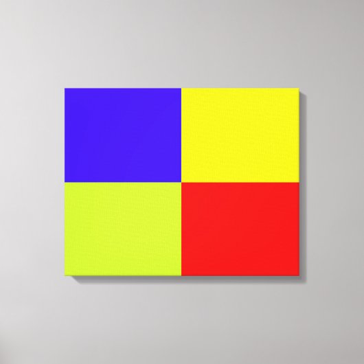 Leinwand im Farbblock (Vorderseite)