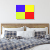 Leinwand im Farbblock (Insitu (Schlafzimmer))