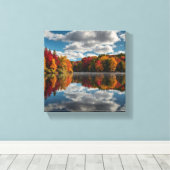Leinwand im Herbst (Insitu (Holzboden))