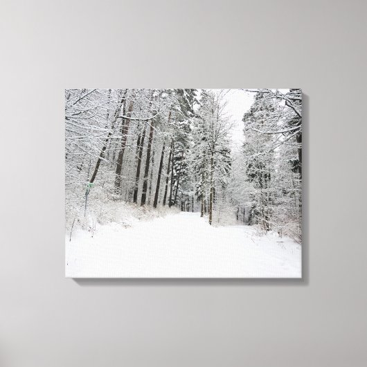 Leinwand im Winter (Vorderseite)