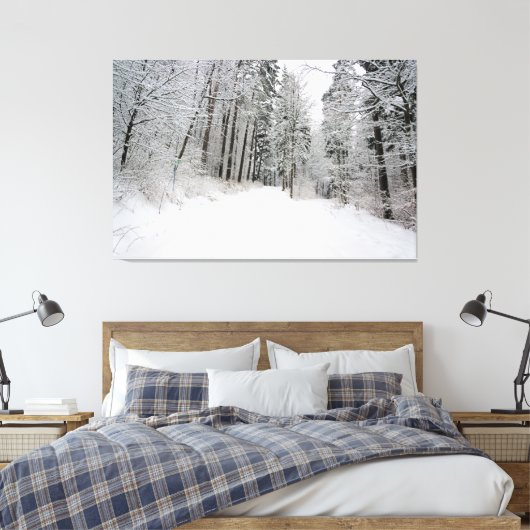 Leinwand im Winter (Insitu (Schlafzimmer))