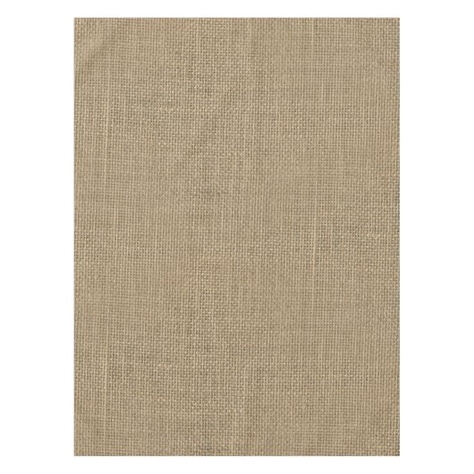 Leinwand in der natürlichen Beige Tischdecke (Vorderseite)