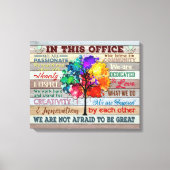 Leinwand in diesem Büro (Vorderseite)