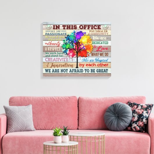 Leinwand in diesem Büro (Insitu (Wohnzimmer))