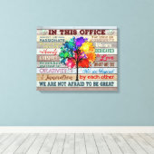 Leinwand in diesem Büro (Insitu (Holzboden))