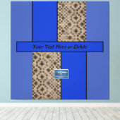 Leinwand Indigo(Blue LED S.C.C.)RFPMDesign ©️ 2023 (Insitu (Holzboden))