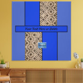 Leinwand Indigo(Blue LED S.C.C.)RFPMDesign ©️ 2023 (Insitu (Wohnzimmer))