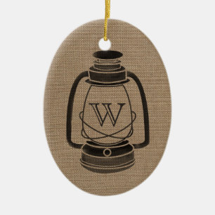 Leinwand-inspirierte Keramikornament