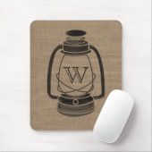 Leinwand-inspirierte Monogramm-Öl-Laterne Mousepad (Mit Mouse)