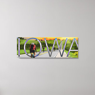 Leinwand Iowa Radfahren