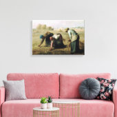 Leinwand Jean-François Millet - Gleaners 18 (Insitu (Wohnzimmer))