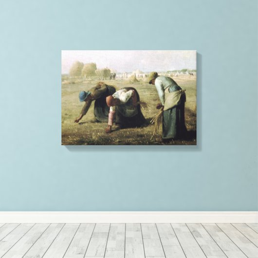 Leinwand Jean-François Millet - Gleaners 18 (Insitu (Holzboden))