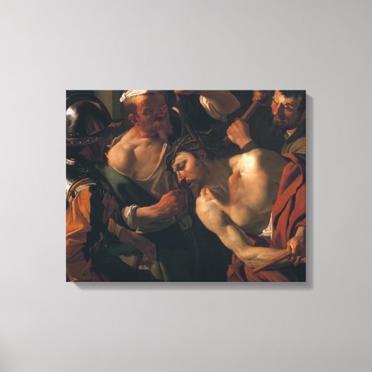 Leinwand Jesus Christus w. die Krone von Thorns (Vorderseite)