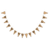 Leinwand-Jutefaser-Flagge "Hochzeits-Rat " Wimpelkette (Alle)