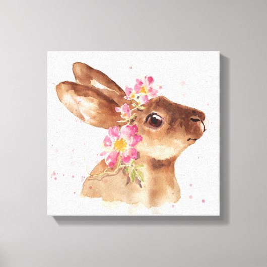 Leinwand - Kaninchen mit Dogroath (Vorderseite)
