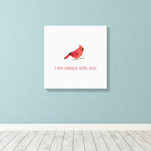 Leinwand Kardinal (Insitu (Holzboden))