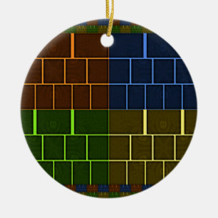 Leinwand Keramik Ornament