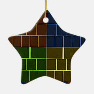 Leinwand Keramikornament