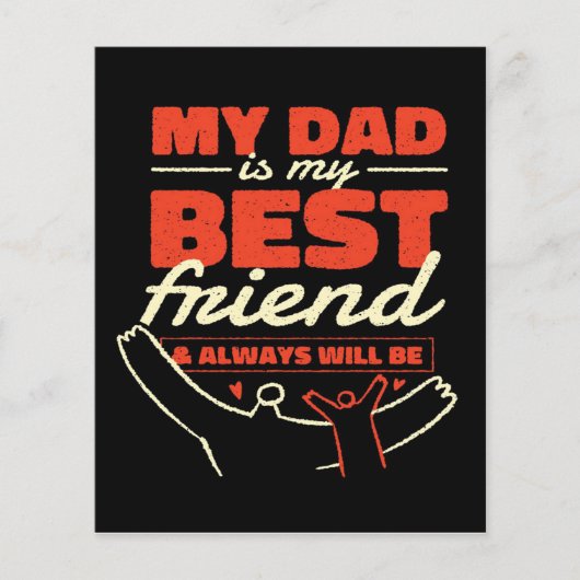 Leinwand|Kindergeschenk für Vater und Sohn Flyer (Vorne)