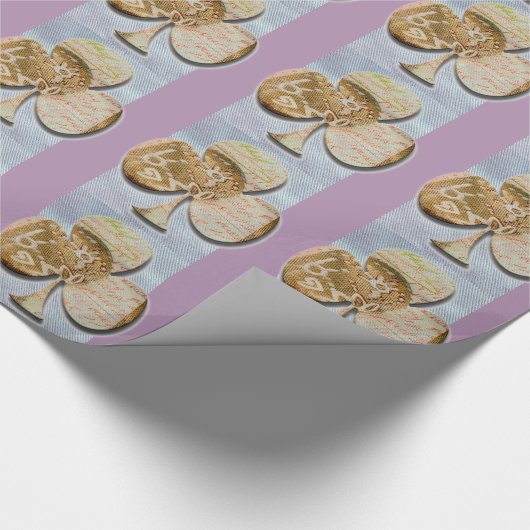 Leinwand Klee Geschenkpapier (Ecke)