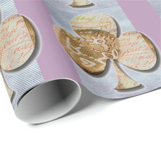 Leinwand Klee Geschenkpapier (Rolleneckpunkt)