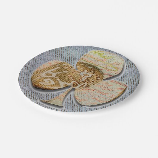 Leinwand Klee Pappteller (Schrägansicht)