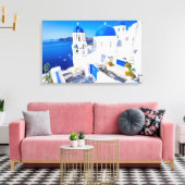 Leinwand klein (24,00" x 16,00"), 1,5", Single Oia (Insitu (Wohnzimmer))