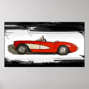 Leinwand Korvette Poster