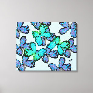 Leinwand: Kostenlos als Schmetterling Leinwanddruck