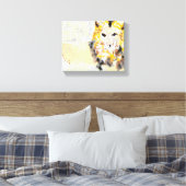 Leinwand Kunst : Die Welt des Löwen (Insitu (Schlafzimmer))