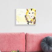 Leinwand Kunst : Die Welt des Löwen (Insitu (Wohnzimmer))