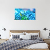 Leinwand Kunst - Gras mit Wassertropfen (Insitu (Schlafzimmer))