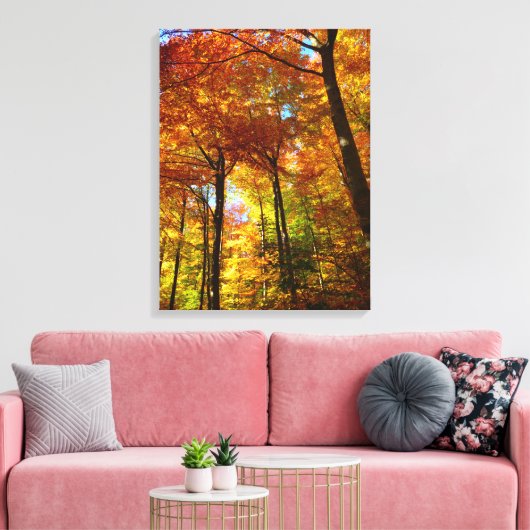 Leinwand Kunst-Herbst Bäume (Insitu (Wohnzimmer))