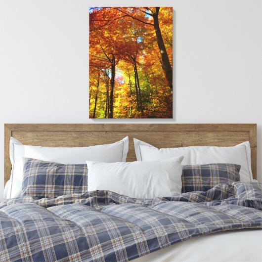 Leinwand Kunst-Herbst Bäume (Insitu (Schlafzimmer))