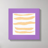 Leinwand Kunst mit Tiger Streifen (Vorderseite)