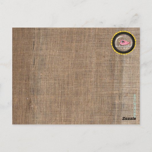 Leinwand Kunst Postkarte (Rückseite)