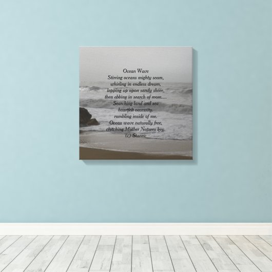 LEINWAND KUNST UND DESIGN WALL (Insitu (Holzboden))