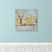 LEINWAND KUNST UND DESIGN WALL (Insitu (Holzboden))