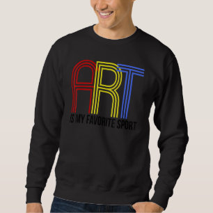 Leinwand Künstlerische Künstlerin ist mein Lieblin Sweatshirt
