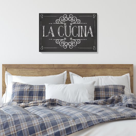 Leinwand "La Cucina" (Insitu (Schlafzimmer))