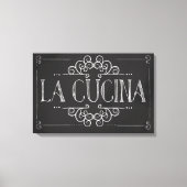 Leinwand "La Cucina" (Vorderseite)