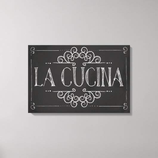 Leinwand "La Cucina" (Vorderseite)