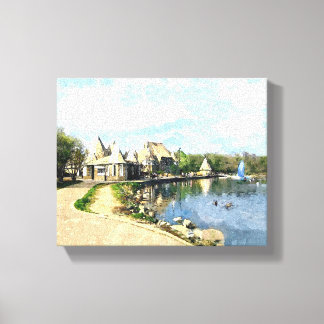 LEINWAND: Lake Harriet Parkway, Mpls, MN_ Leinwanddruck