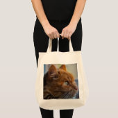 Leinwand-Lebensmittelgeschäft-Tasche, Tragetasche (Vorderseite (Produkt))